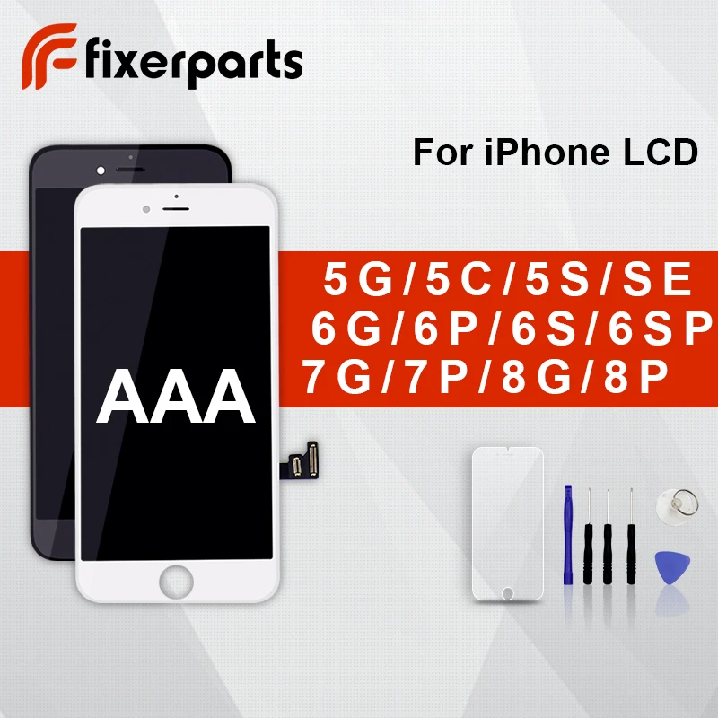 ЖК дисплей AAA высокого качества для iphone 6 6s 6sp 7 8 plus с сенсорным экраном 5 5s 5c se 1 шт.|lcd