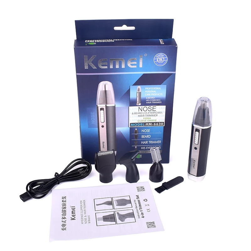 

4 in 1 Rechargeable Men Electric Nose Ear Hair Trimmer Painless Women Trimming Sideburns Eyebrows Beard Hair Clipper Cut Shaver