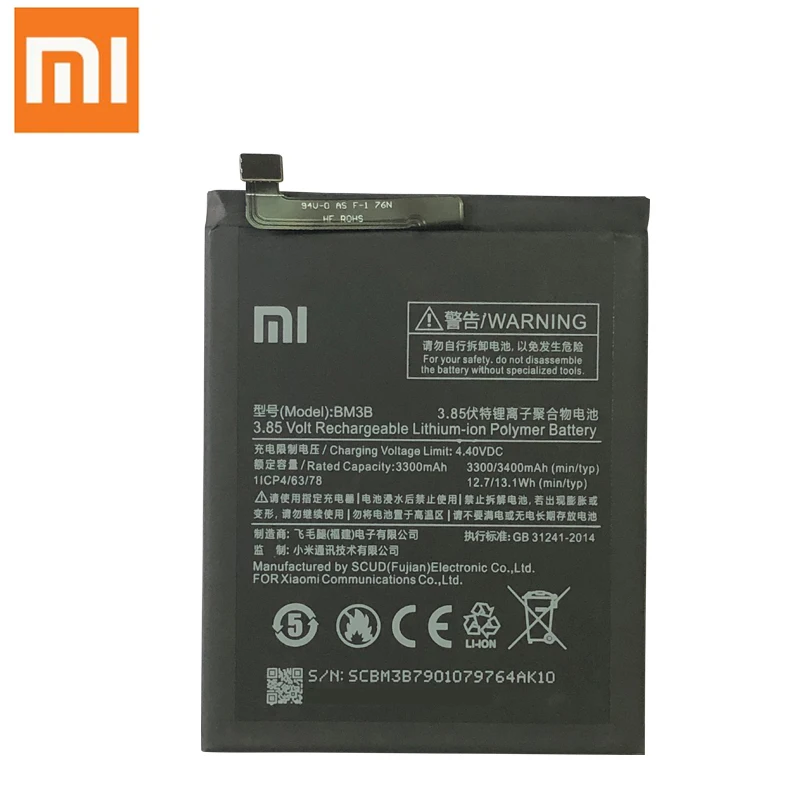 100% Xiaomi Оригинальный аккумулятор для телефона 9 MI9 Mi 8 Mi8 M8 Mix 2 2S Lite MI8 сменные батареи