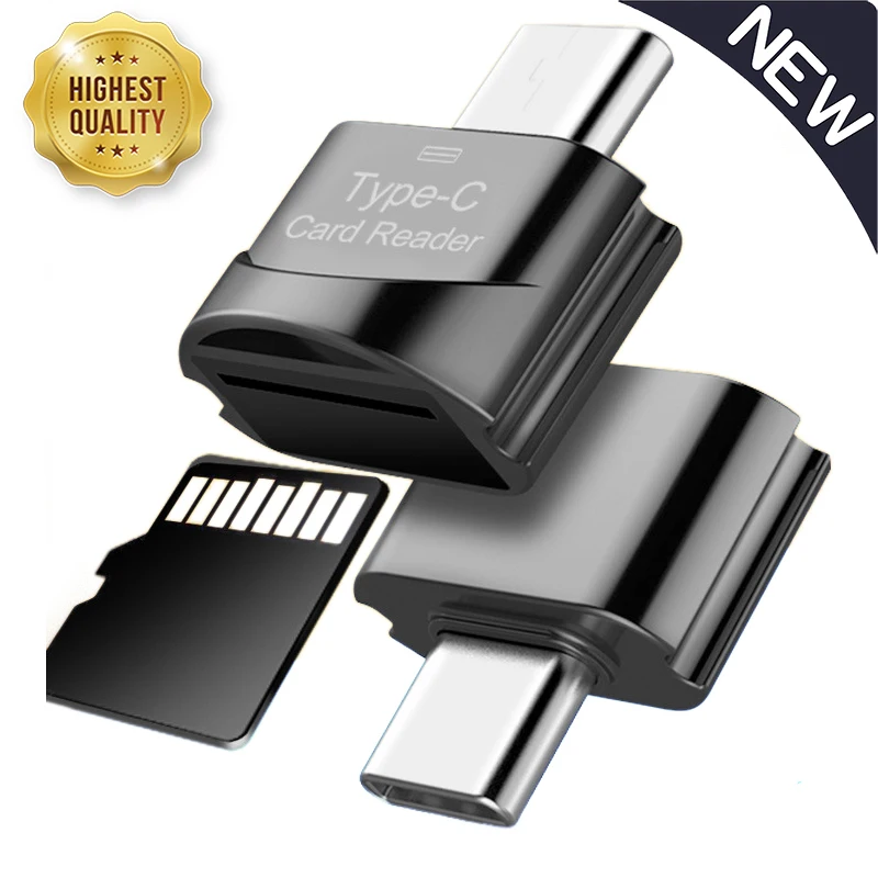 новый адаптер usb 20 type c для micro sd tf otg кард