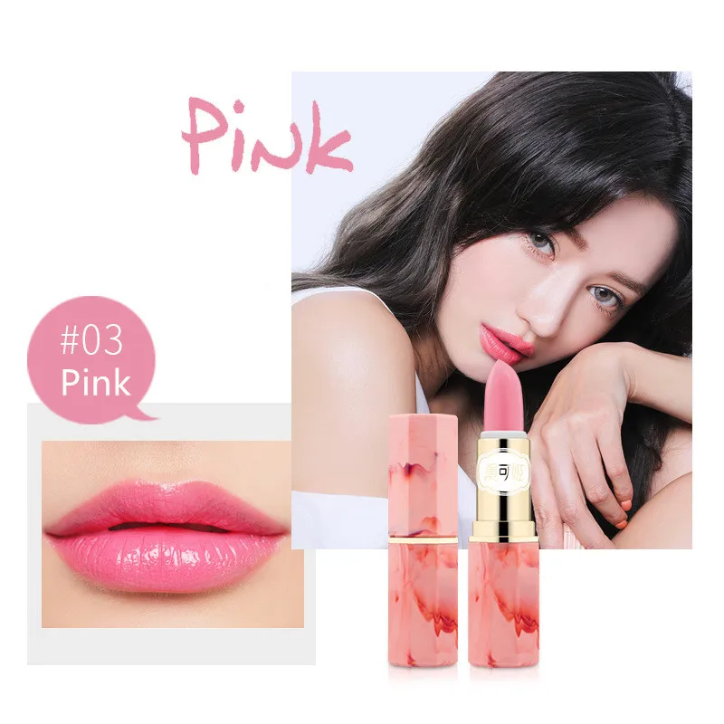 PInk Набор губной помады для макияжа с изображением кота из мультфильма, матовая губная помада, косметическая сексуальная помада Batom mate, водостойкий стойкий Увлажняющий блеск для губ - Цвет: PInk