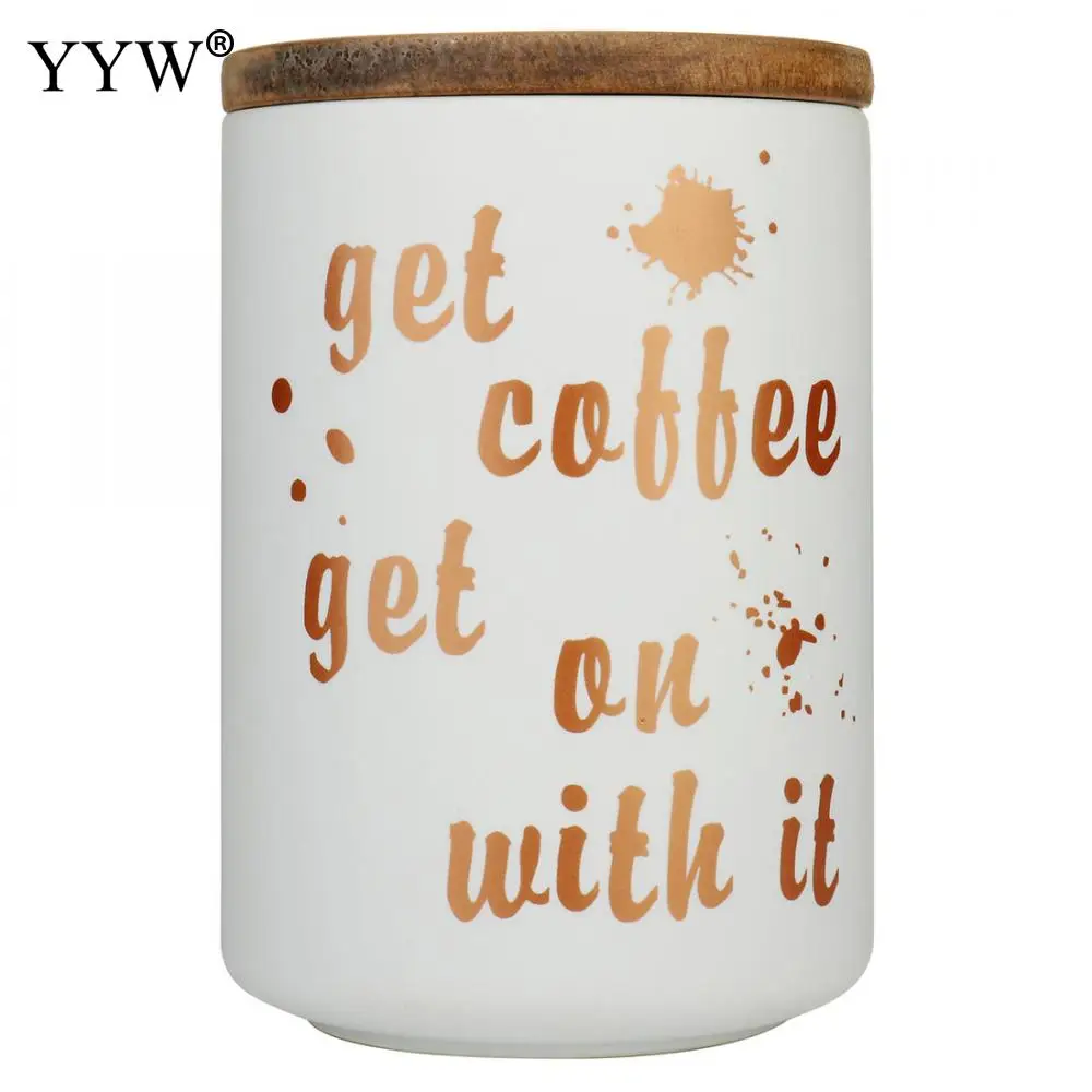 Банки с надписью для хранения специй кофейных зерен контейнер еды оптом банки в