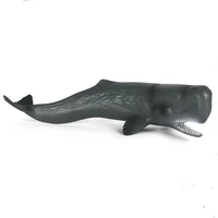 simulation marine life model toy sperm whale shark early childhood education cognitive doll decoration hand made for kids