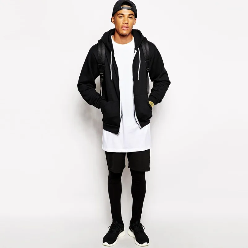 2022 White Casual Long Size Mens Hip hop Tops StreetWear extra long tee shirts for men Longline t-shirt Short Sleeve tshirt | Мужская