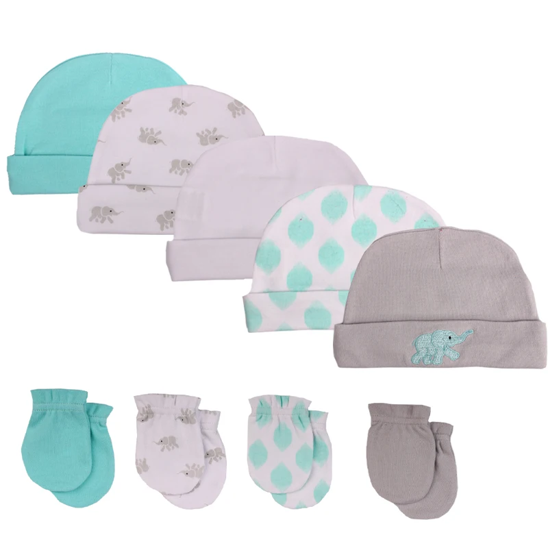 

Hats Accessories Newborn Baby Hats Caps Kids Gloves Newborn 0-6 Months Boys Girls Newborn Photography Props Soft Cotton Fabric