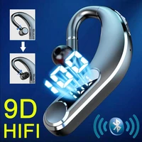 tws wireless bluetooth headset business earphone with mic waterproof sport earbuds noise cancelling earhook for ios android