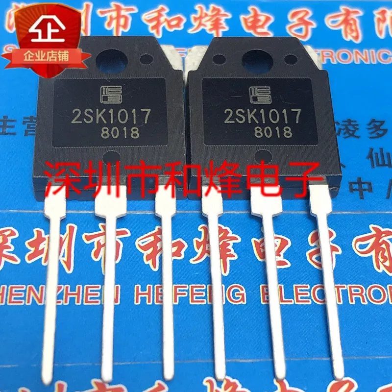(5 шт.) 2SK1017 TO-3P 450V 20A / K871 2SK871 900V 4A / K2007 2SK2007 250V 20A / K1359 2SK1359 1000V 5A TO-3P