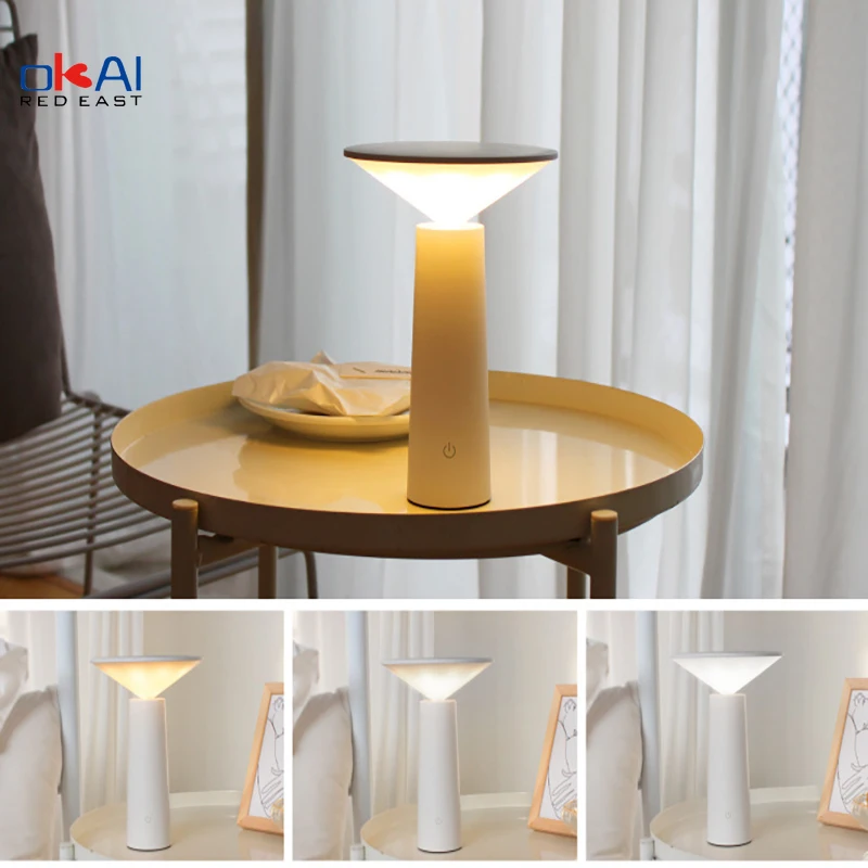 

Bedroom Decoration Moving Head LED Light Touch Dimming USB Charging Table Lamp Study Room Night Light Christmas Home Decoration