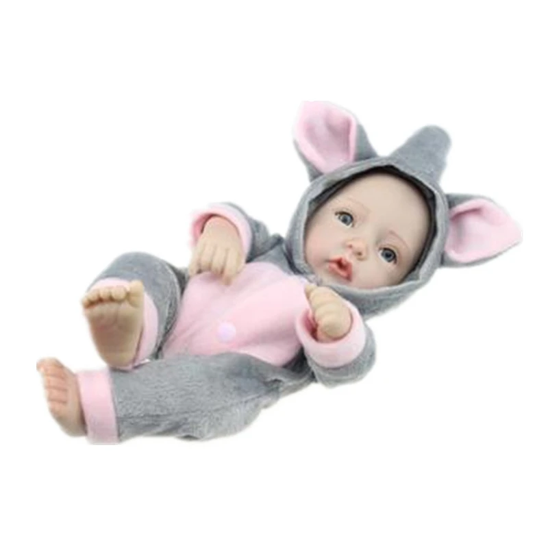 

High Simulation Lifelike Reborn Baby Doll Bath Cute Pet Animals for Kids Gift