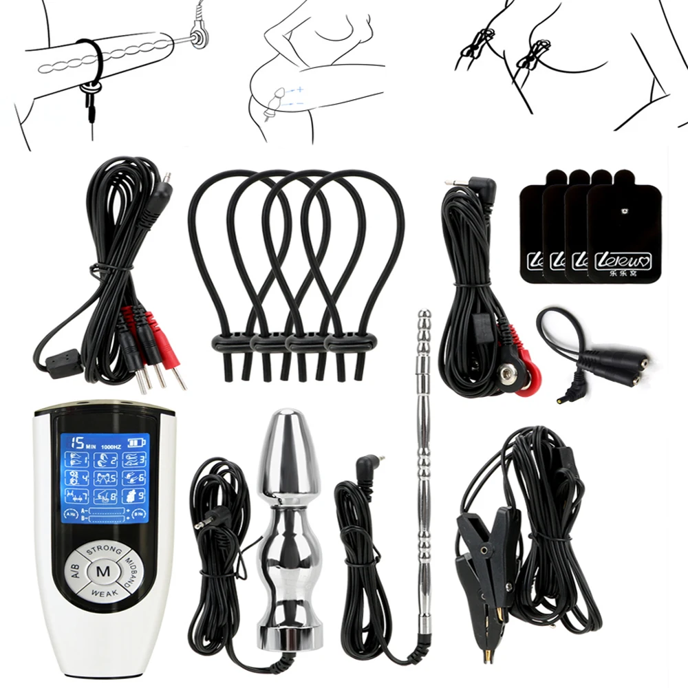 Анальная пробка уретральный катетер зажим для сосков Стимуляция клитора массаж