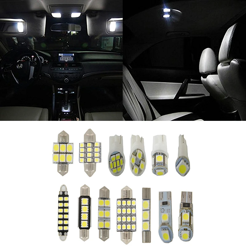 

8XFor 2010-2016 Toyota 4RUNNER 2.7L L4 Light SMD Full LED Interior Lights Package Deal