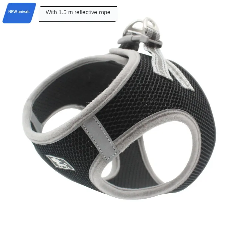 Поводок для домашних животных светоотражающий дышащий собак нагрудный ремень