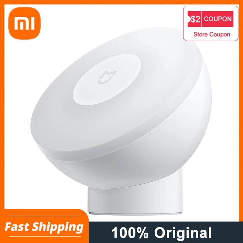 

Xiaomi Mijia Motion Activated Night Light 2 Body Motion Sensor Smart Bluetooth Magnetic Attraction LED Night Lamp For Mijia APP