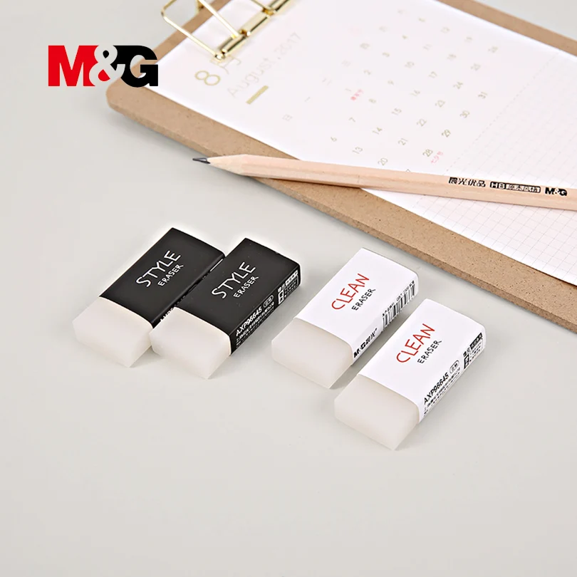 M &amp G 4 шт. Набор Ластики для студентов белые товары школьных и офисных