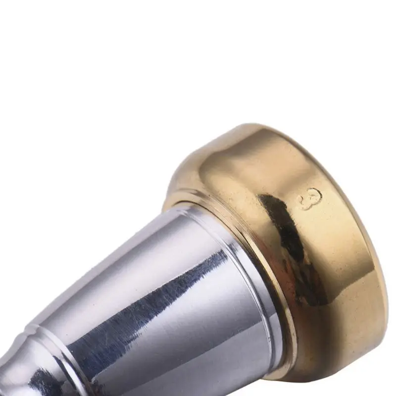 

Gold Trumpet Mouthpiece, 4 Sizes, Convertible, New
