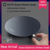 xiaomi hoto smart kitchen scale mi app electronic scale mini kitchen scale food weighing measuring tool led digital display