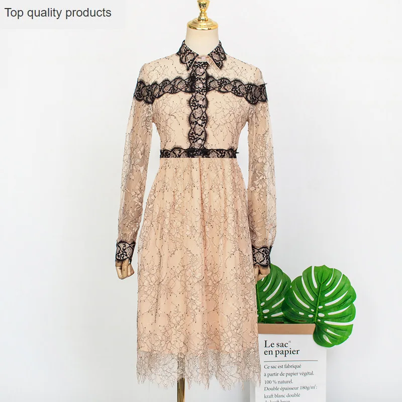 2020 осень зима сексуальное кружевное длинное платье IU корейские драмы ТВ