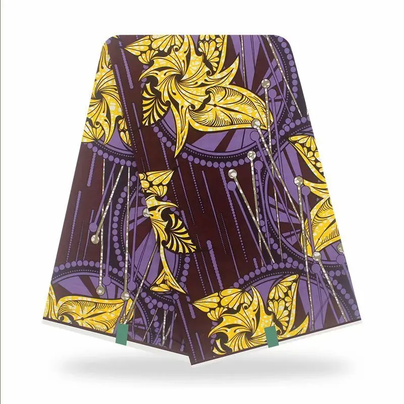 Африканская вощеная ткань принтом Высокое качество Африканский Воск принты 2020