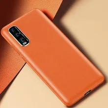 For OPPO Find X2 Pro Case PU Leather Matte Silicone Shockproof Bumper Phone Case for Find X2 Soft TPU Back Cover