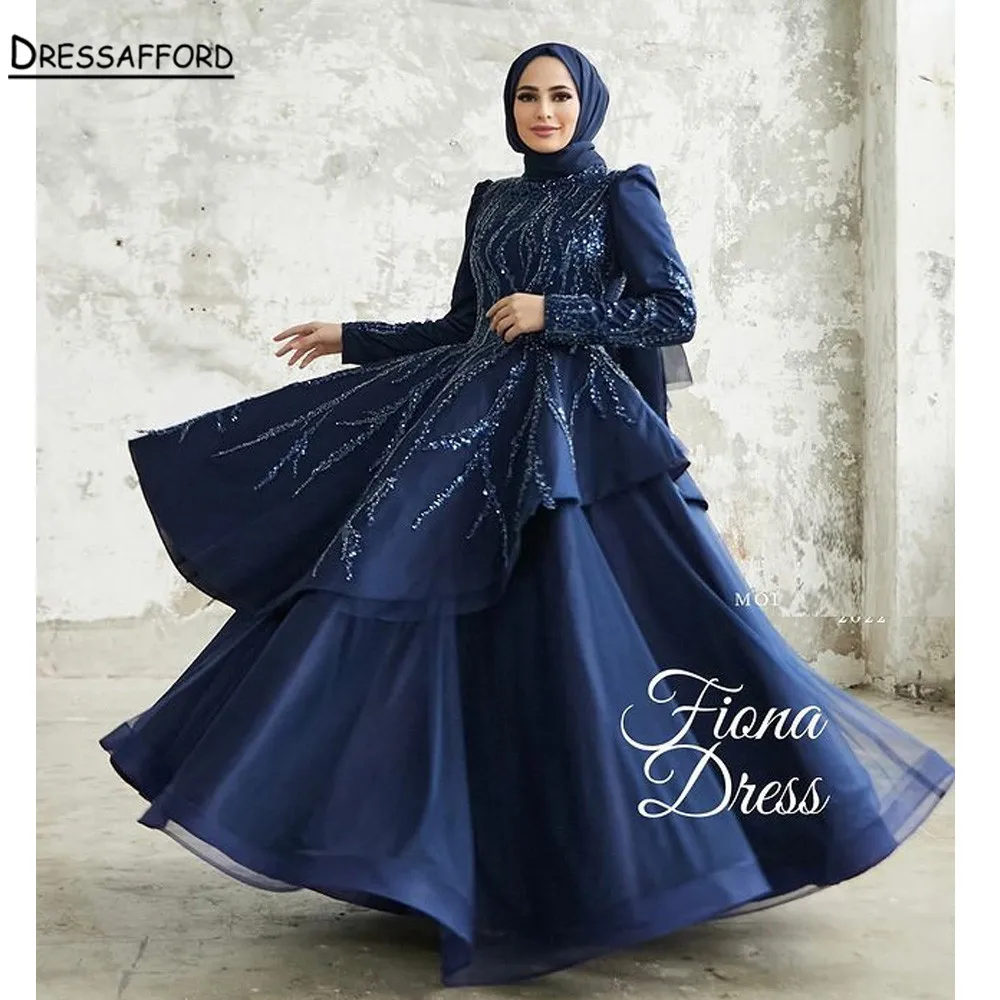 

Роскошные вечерние платья с бусинами высокого качества, вечерние платья телесного цвета с длинным рукавом, мусульманские официальные платья 2022