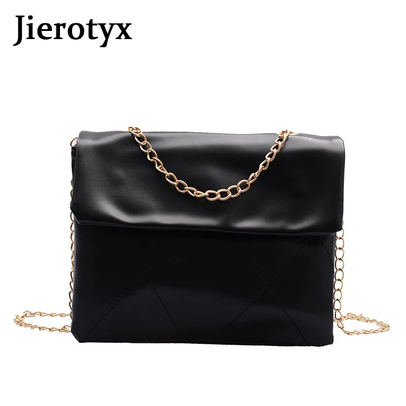 JIEROTYX классические черные сумки на плечо для женщин новые дизайнерские модные
