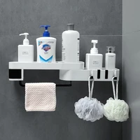 rotatable bathroom shelves shampoo shower holder kitchen organizer wall mounted corner shelf storage rack bathroom accessories