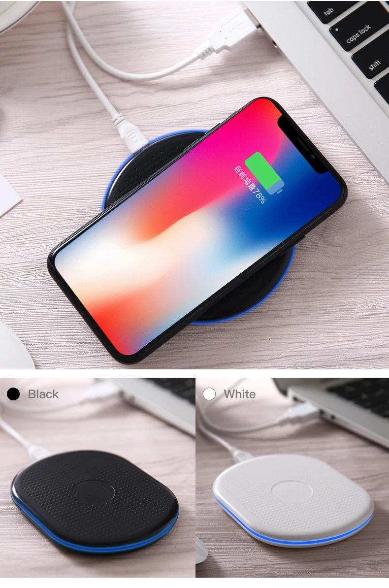 VEEAII Qi 5 Вт Беспроводное зарядное устройство для huawei P30 Xiaomi redmi note 7 8 samsung S9 S10 для iPhone XR X XS MAX 8 Plus зарядка USB Pad