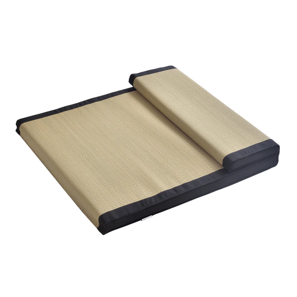 

Japan Style Seat Cushion Natural Rushes 65*85CM Meditation Pad Prayer Mat Yoga Mat Soft Sponge Anti-Decubitus Sitting Cushion