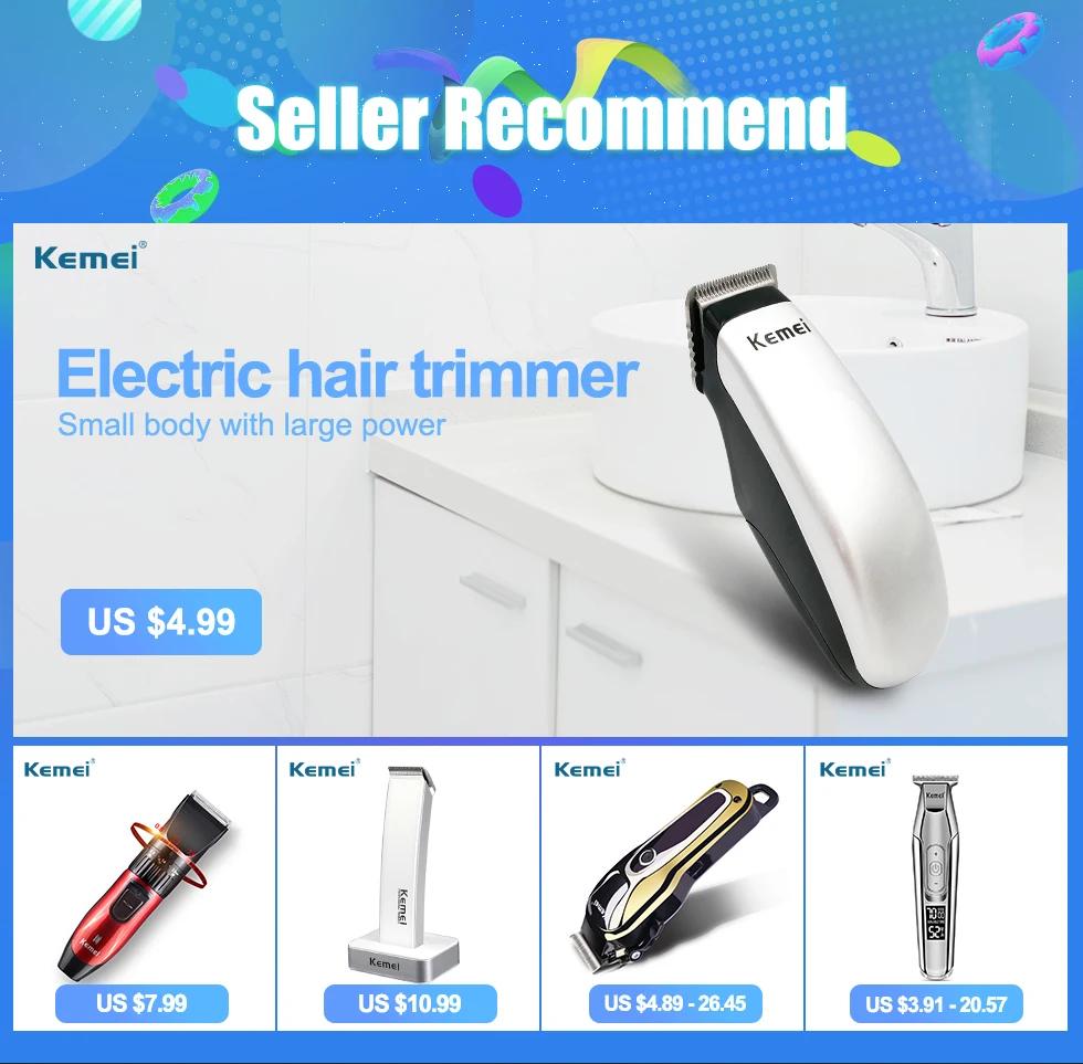 Kemei машинка для стрижки волос светодиодный дисплей машинка для стрижки волос для мужчин перезаряжаемая профессиональная машинка для стрижки волос Бритва Kemei