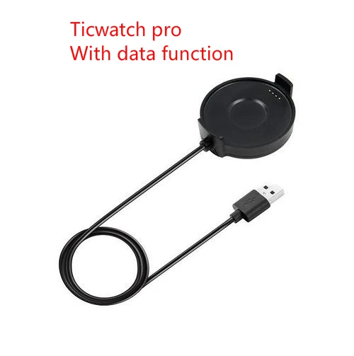 2 for Ticwatch pro 1 шт. USB зарядное устройство Держатель для Ticwatch Pro док-станция адаптер кабель Смарт-часы Магнитная подставка/линия зарядное устройство аксессуары - Цвет: 2 for Ticwatch pro
