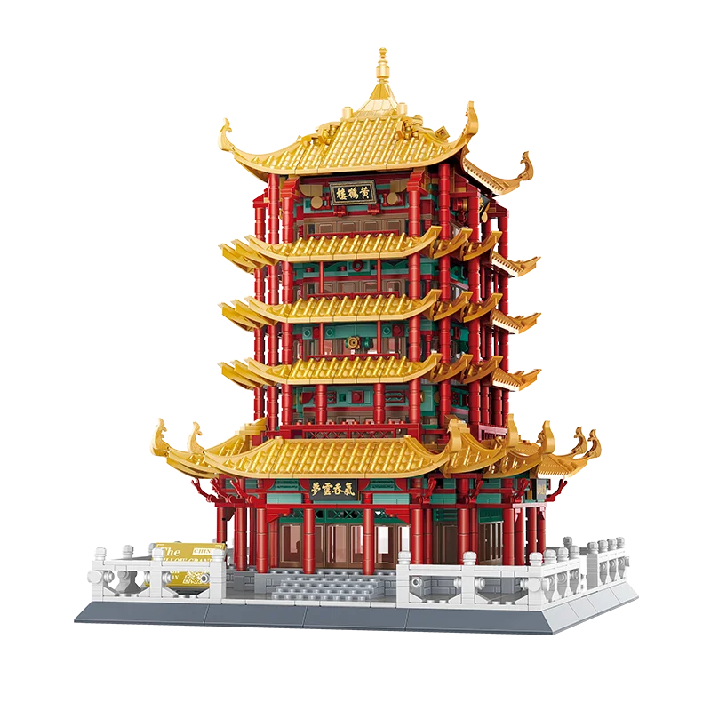 

Модель желтого Журавля, башенная модель, магнитная плитка, цветочный букет, Пираты, строительный браслет, исследователи, пластиковый констр...