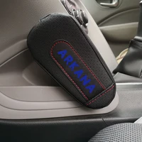 pu leather knee pad handrail pad interior car accessories for renault arkana