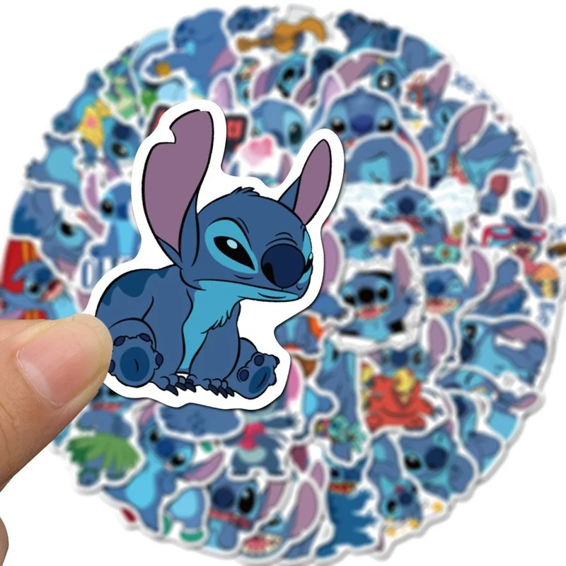 

50Ps Disney Lilo & Stitch Movie Cartoon Notebook Computer Skateboard Water Cup Suitcase Bedroom Graffiti Waterproof Sticker Toys