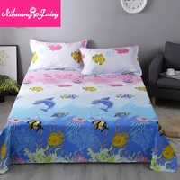 100 cotton bed linen cotton twill one piece single double student dormitory bed sheet