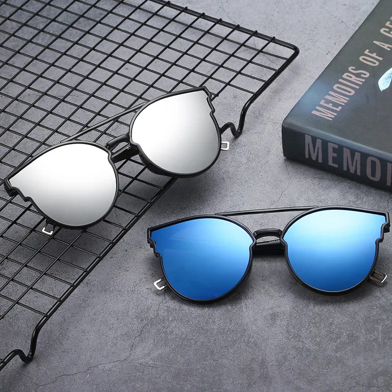 

Classic cat eye Vintage Sunglasses Women Fashion Brand Design Mirror Sun Glasses Female Shades Retro Gafas Oculos De Sol UV400