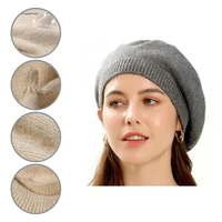 pretty women hat fashion blended faux fiber fabric womens fashion beret hat beret hat autumn hat