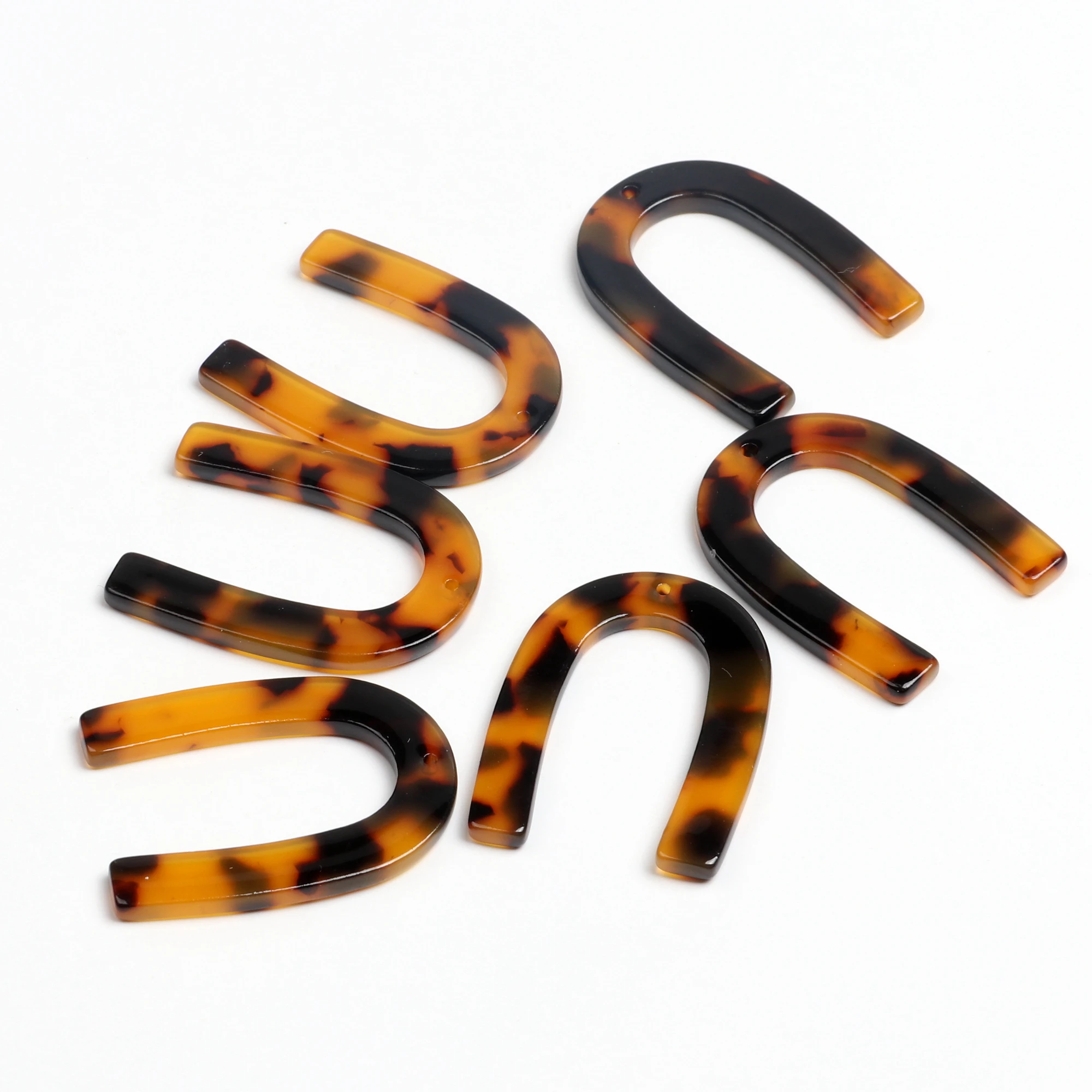 Серьги в виде черепахи подвески из ацетата u образные серьги 35x26 мм ACE250|Шармы| |