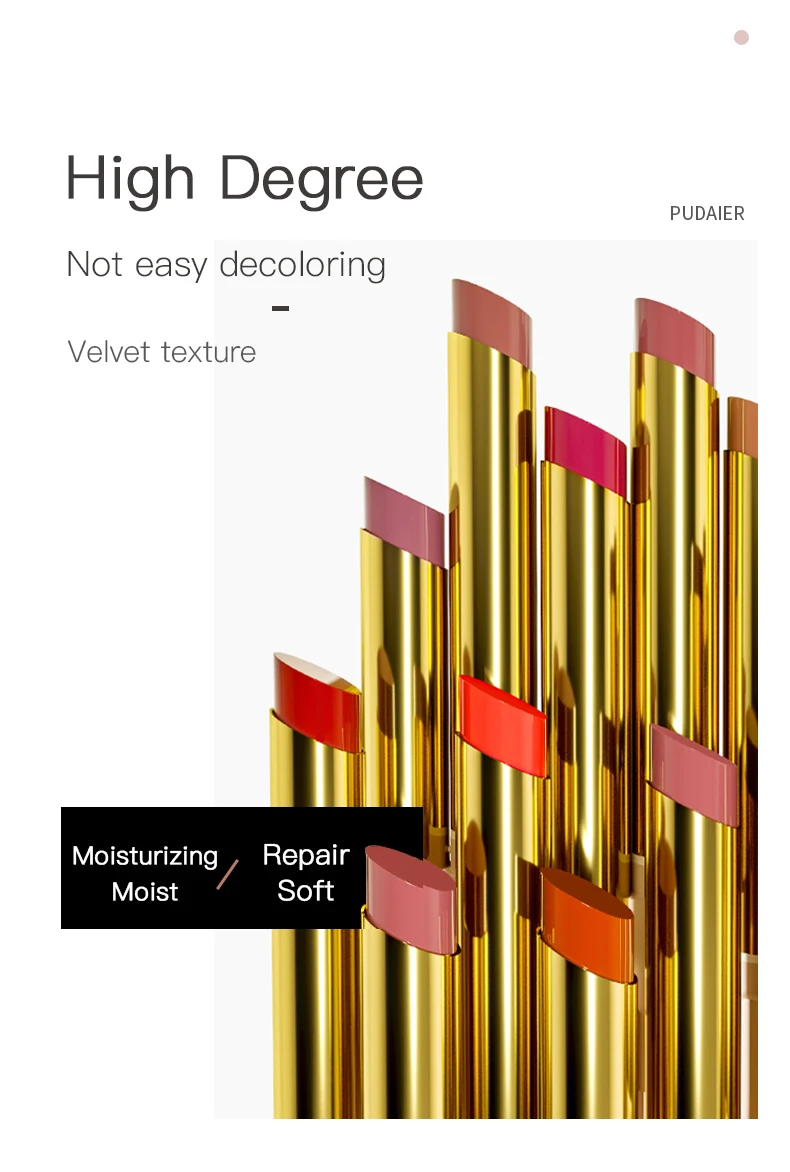 

Pudaier 1 Pc 16 Colors Smoke Tube Design Lipstick Matte Velvet Lasting Waterproof Not Stick Cup Easy To Color Lip Cosmetic TSLM1