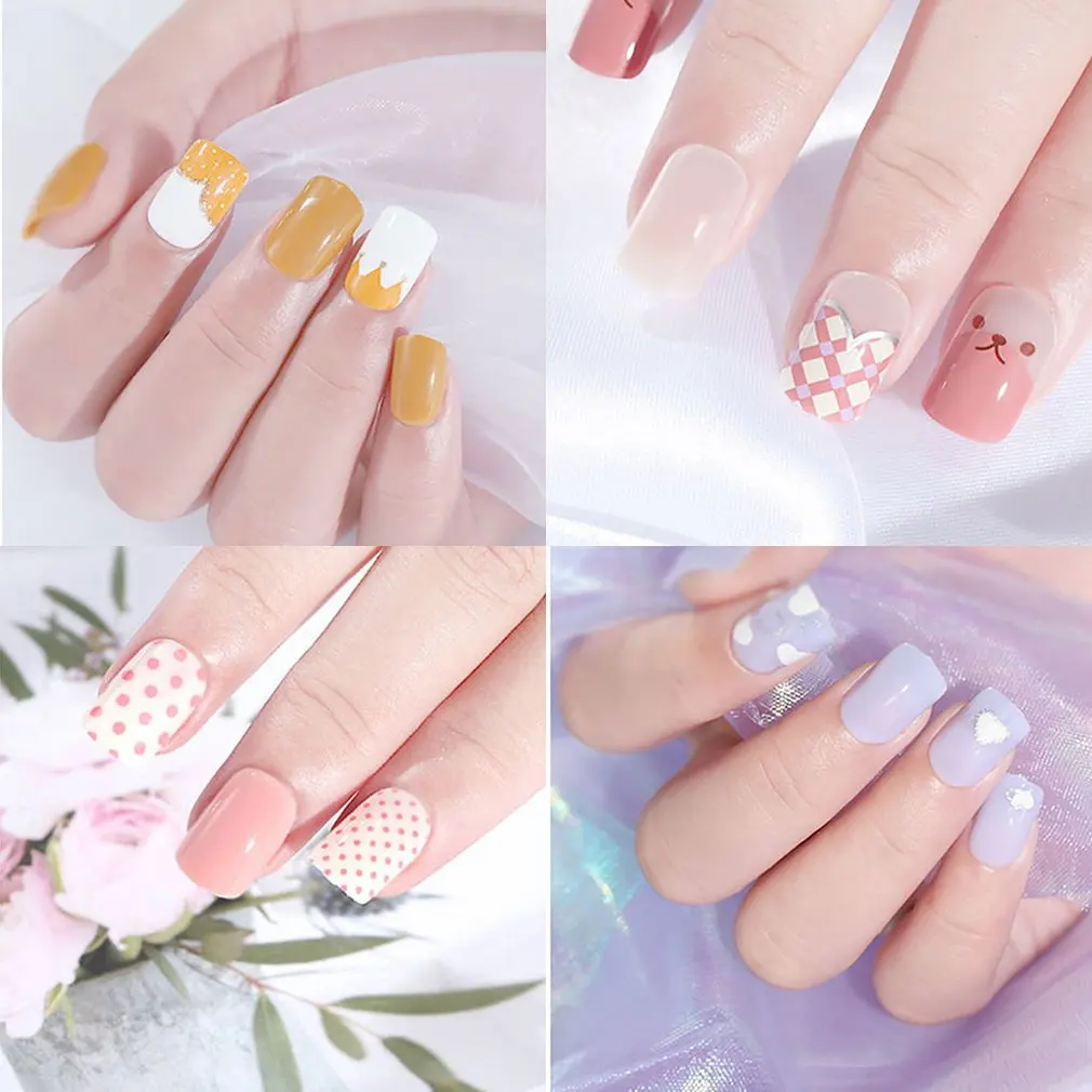 Wear Nail Art Finished Piece Detachable Fake Nails Ultra-Thin No Trace Patch Professional Fashion | Красота и здоровье