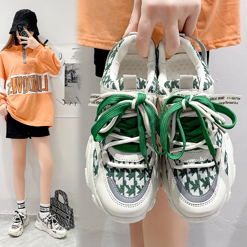 

Женская обувь, повседневные кроссовки, спортивная обувь для бега на открытом воздухе, летающие тканые дышащие Сетчатые эластичные высокие ...