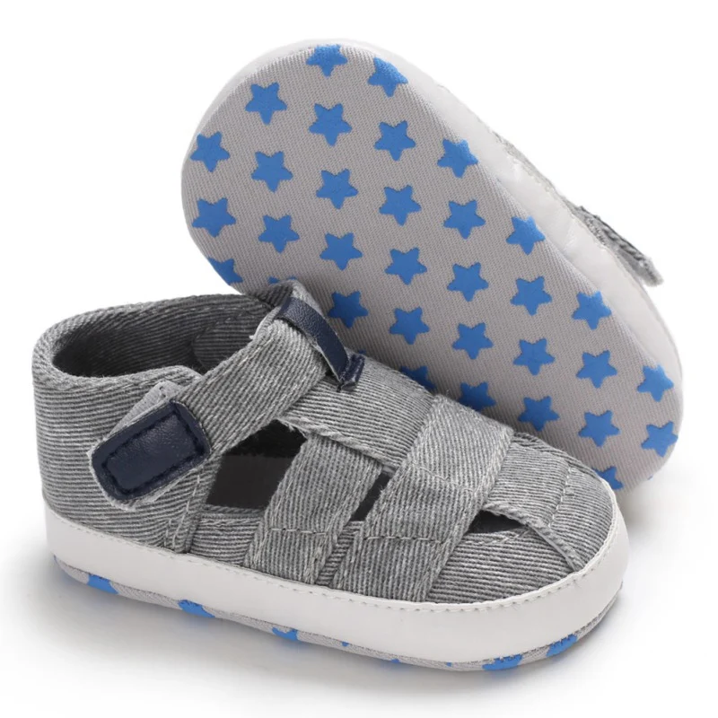 

0-18 Month Baby Toddler Boys Infant Soft Crib Shoes Children Infant Boy Summer Casual Cotton Soft Sole First Walker