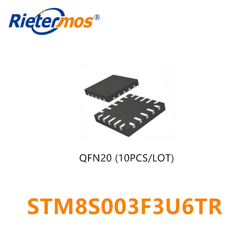 

10 шт. STM8S003F3U6TR STM8S003F3U6 STM8S003F3 STM8S003 8S003F3 оригинальный QFN20
