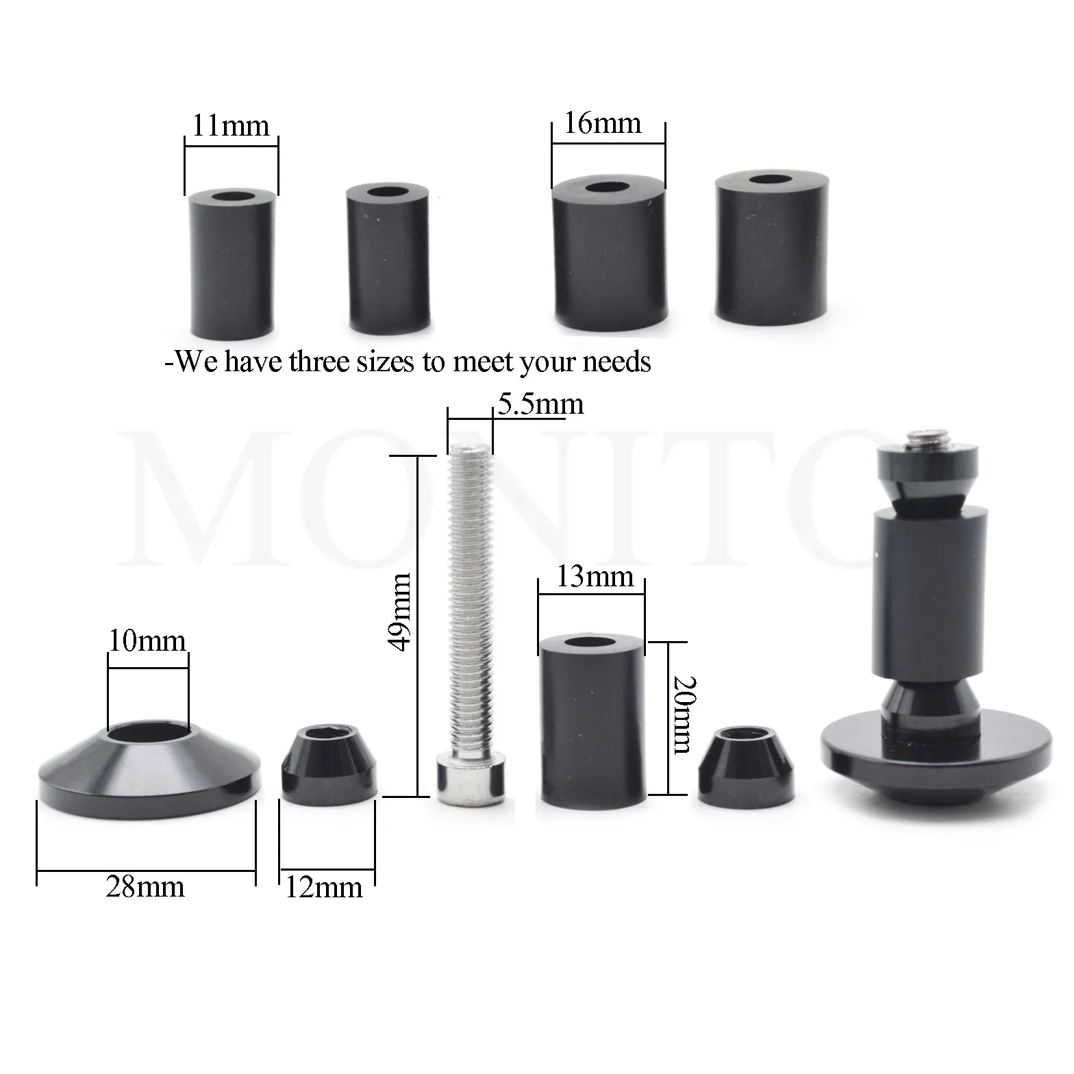 Универсальные ручки для мотоцикла наконечники руля ползунок Yamaha YZF R25 R6 600 R FZ600 TRX850