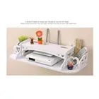 Настенная приставка для гостиной и телевизора без отверстий, настенный держатель для хранения, современный кухонный подвесной органайзер, украшение для дома