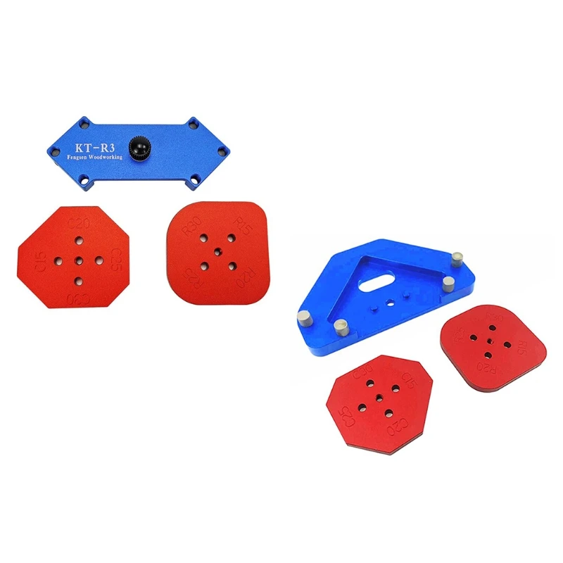 

KT-R2/R3 деревообрабатывающий шаблон для позиционирования дуги деревообрабатывающий простой в использовании алюминиевый сплав R угловая полу...
