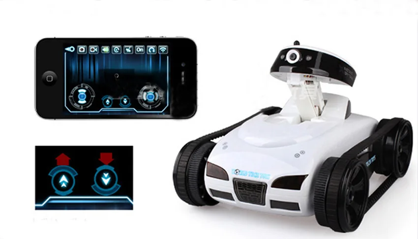 777 270 WiFi мини i spy RC Танк Игрушка с камерой дистанционное управление и видео помощью