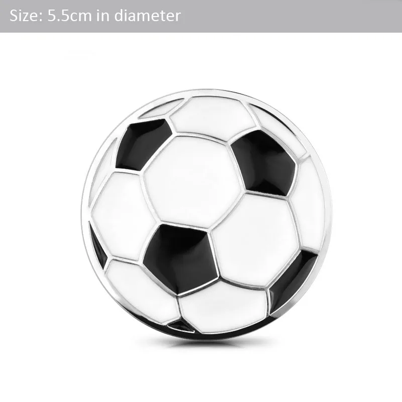 1 шт. автомобильный 3D металлический стикер классический футбольный значок с