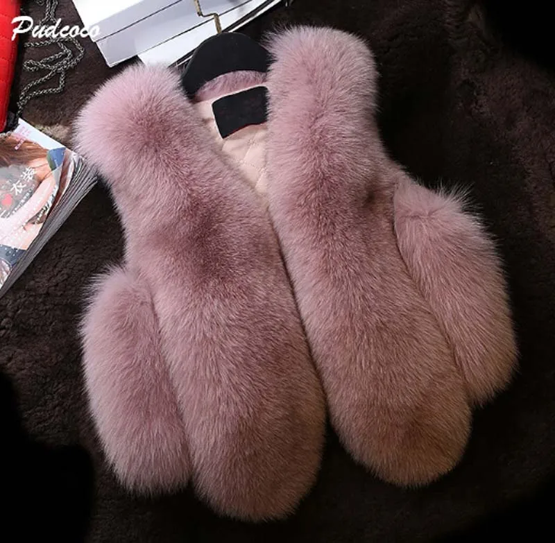 Меховой жилет для малышей новинка зимний детский девочек комбинезоны плотный