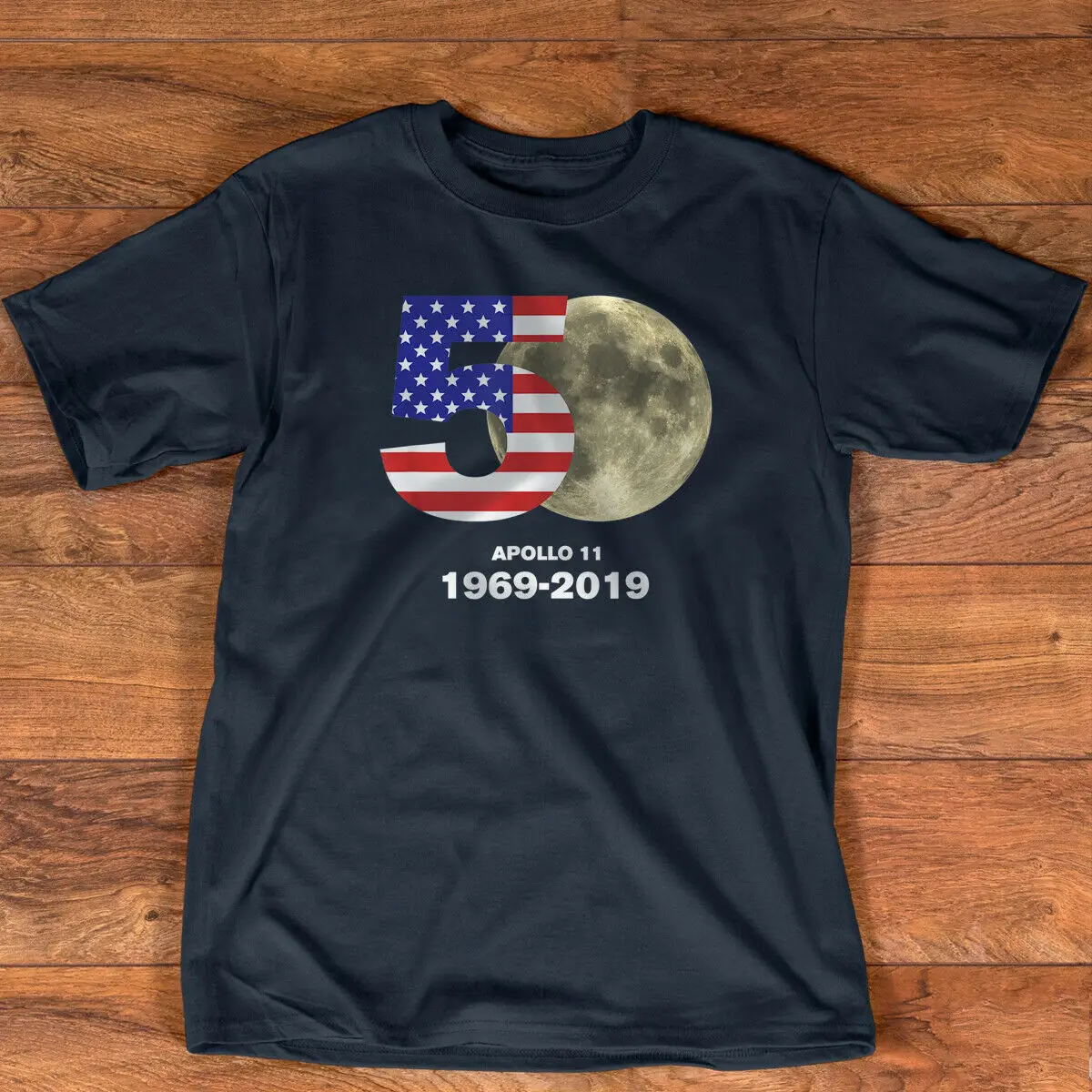 

Apollo 11 Usa 50Th Anniversary Moon Landing 1969- 2019 Shirt T-Shirt 2019 Unisex Tees