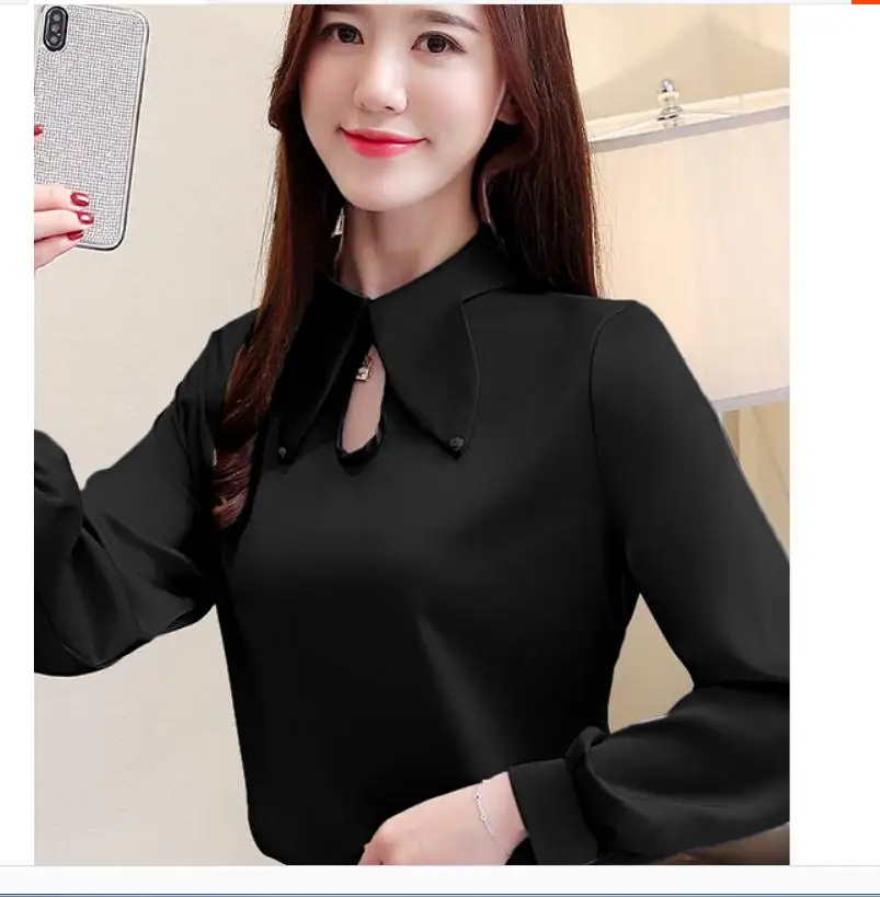 

2021 spring and autumn Summer Long sleeve Women's shirt